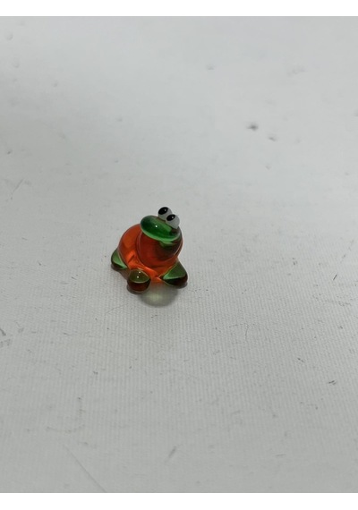 El Yapımı Mini Murano Cam Kaplumbağa Biblo A160-06