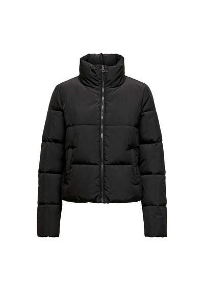 Only Onldolly Short Puffer Jacket Otw Kadın Siyah Mont - 15205371 Siyah