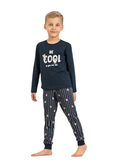 Rolypoly Rp3870c Erkek Çocuk Uzun Kol Pijama Takım Navy