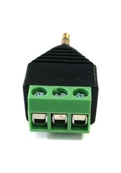 Electroon 3.5Mm Klemensli Stereo Jak Fiş - 1Adet Electroon 3.5Mm Klemensli Stereo Jak Fiş - 1Adet