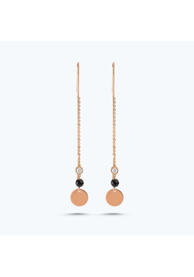Altınbaş Pırlanta Spinel Taşlı Küpe INT137P-14K