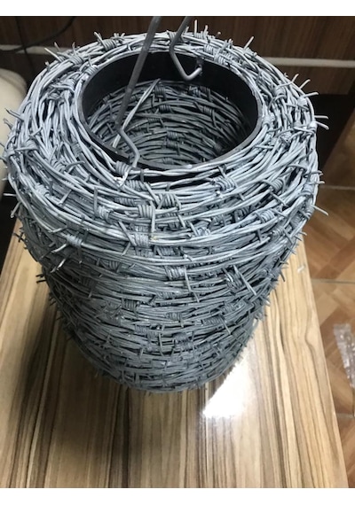 Çift Bükümlü Dikenli Bahçe Teli 1.70X1.50 Mm 250 Metre