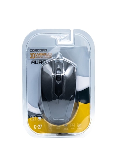 C-27 Kablolu Optik Mouse Çok Renkli