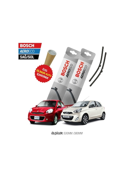 Nissan Micra Muz Silecek 2011-2018 Bosch Aeroeco