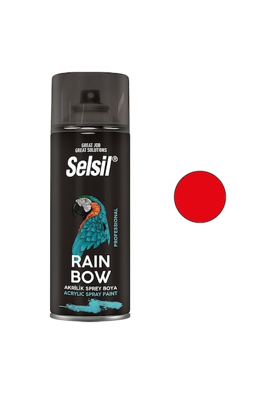 Selsil Tab-419 Kırmızı Sprey Boya 400ml- 12'li Paket Kirmizi