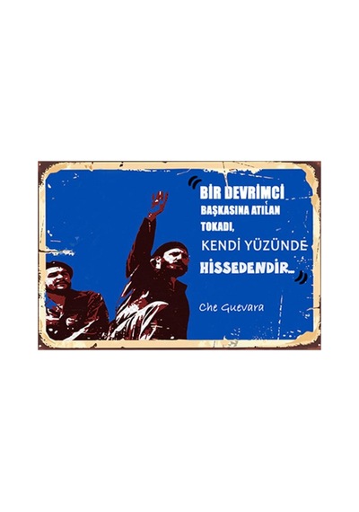 Che Guevara Bir Devrimci Başkasına Atılan Tokadı 20x30 Cm Ahşap Tablo Çok Renkli - 743296868 Çok Renkli Che Guevara Bir Devrimci Başkasına Atılan Tokadı 20x30 Cm Ahşap Tablo Çok Renkli - 743296868 Çok Renkli