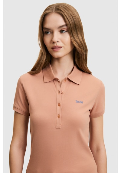 U.S. Polo Assn. U.s. Polo Assn. Kadın Pudra Tişört Basic 50323461-vr042