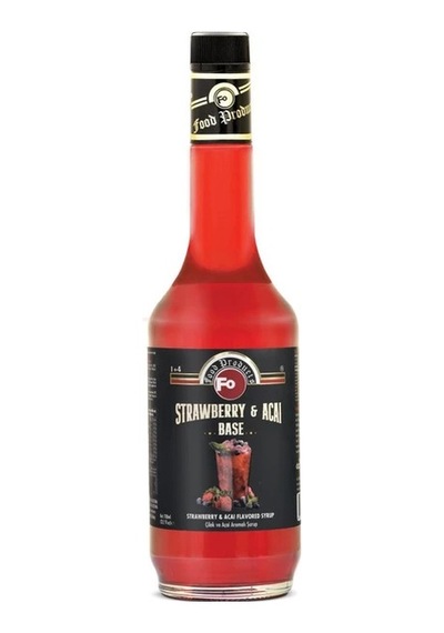 Fo Çilek Ve Açai Aromalı Baz Kokteyl Ve Kahve Şurup 700 Ml