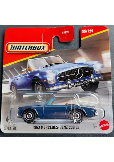 Matchbox 1963 Mercedes 230 Sl 2026 Case Lacivert