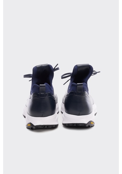 Derinet Hakiki Deri Erkek Sneakers Lacivert Lacivert