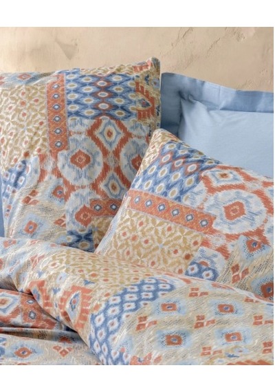 Cotton Box Nevresim Takımı Ethnıc Ranforce Artısan Mavı T.k. Mavi