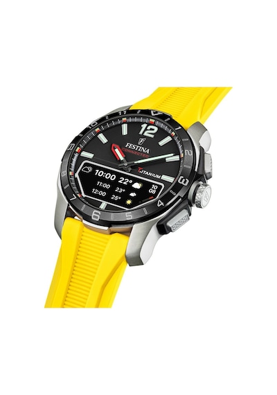 Festına F23000/a Connected D Yellow Erkek Kol Saati Siyah