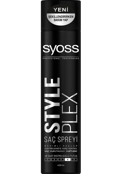 Syoss Style Plex Saç Spreyi 6 x 400 ML