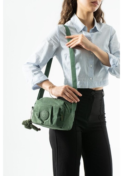 Baginn Klinkır Hafif Yağmur Geçirmez Kadın Postacı Çanta Çok Cepli 20 15 Cm Omuz Çantası 571 Collection Yeşil