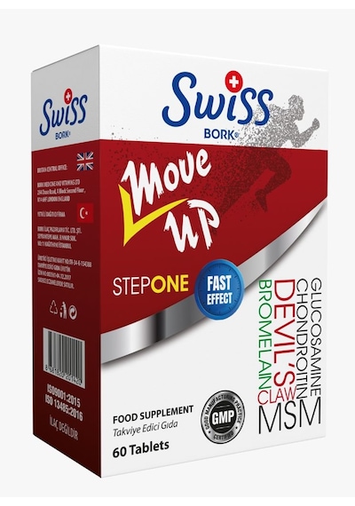 Swiss Bork Move Up Step One Gulucosamine Msm 60 Tablet