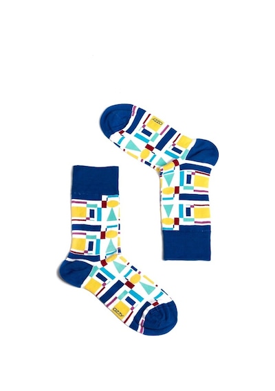 Ozzy Socks Kare Desenli Çorap Çok Renkli