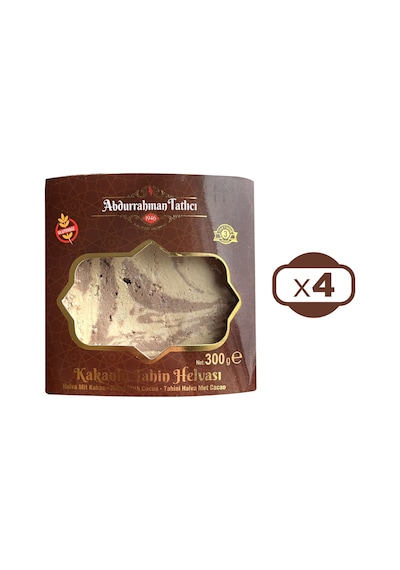 Abdurrahman Tatlıcı Kakaolu Tahin Helva 4 x 300 G