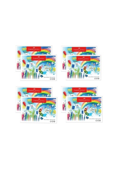 Faber-castell Karton Kapak Resim Defteri 25x35 Cm 15 Yaprak 5075400025 8'li