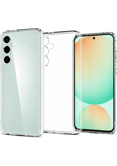 Samsung Uyumlu Galaxy S24 Fe Kılıf Şeffaf Kamera Korumalı 3d