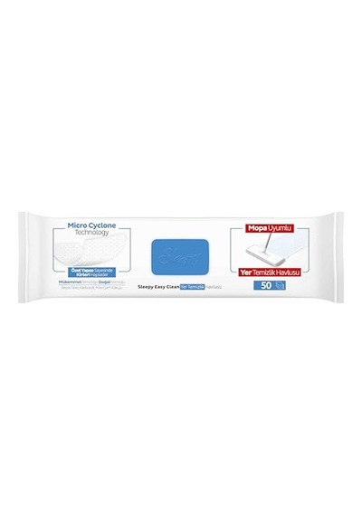 Easy Clean Çamaşır Suyu Katkılı Mopa Uyumlu Yer Temizlik Havlusu&amp Amp Mendili 50 Yaprak Genel