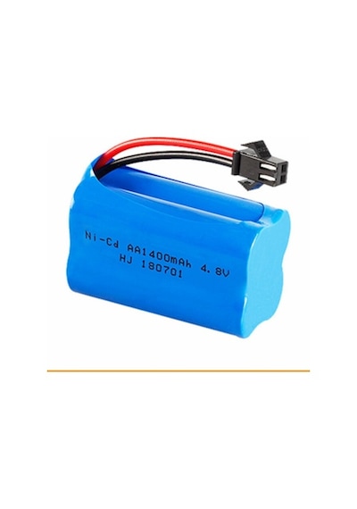 4.8V 1500 Mah Küp Şeklinde Oyucak Araba Bataryası Siyah Soketli 4