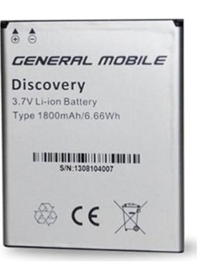 General Mobile Discovery E3  Batarya