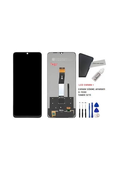 Xiaomi Redmi 12c Lcd Ekran Dokunmatik - A - Kalite + B-7000 + Tamir Seti