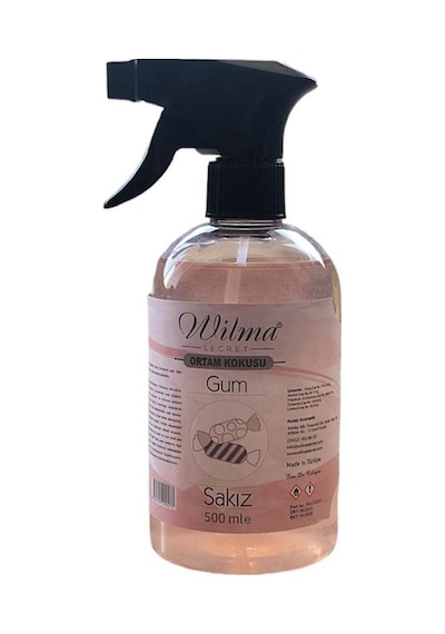 Wilma Secret Sakız Oda Kokusu Ve Çamaşır Spreyi 500ml Çok Aromalı