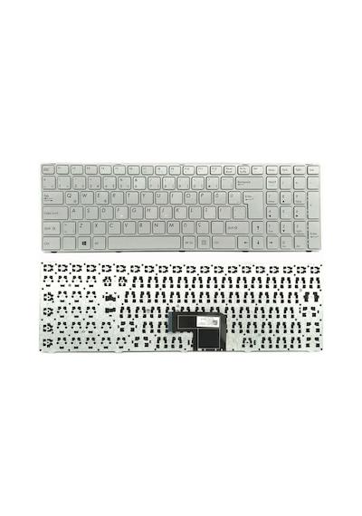 Casper Uyumlu Nirvana C-800, Gt950, C8K-6500 Ntb Klavyesi Silver Gri Tr - 556990001