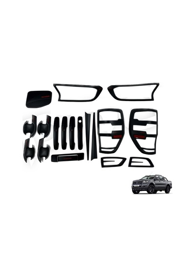 Ford Ranger 2015+ T7-t8 Full Set Siyah