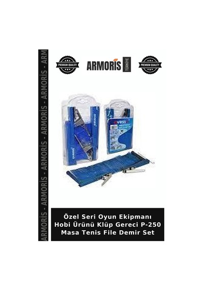 Özel Seri Oyun Ekipmanı Hobi Ürünü Klüp Gereci P-250 Masa Tenis File Demir Set