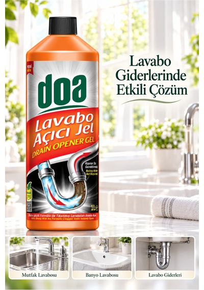 Lavabo Açıcı Jel / 1000 Ml - 549997570