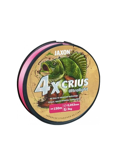 Jaxon 4xcrius Ultralight 150mt Pink Misina 0,042mm 0,04
