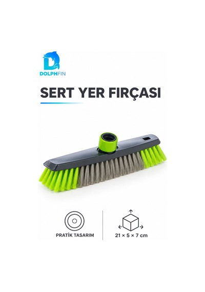Merkür Sert Yer Fırçası 21 Cm Plastik Temizlik Fırçası Başlığı
