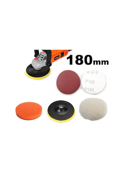 Oto Araç Kaporta Boya 180Mm Cırt Taban Bone Sünger Cırt Zımpara