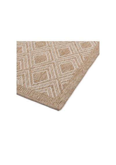 Avanos Modern Sisal Jüt Toz Vermez Balkon Bahçe Mutfak Dokuma Halı Kilim Bej