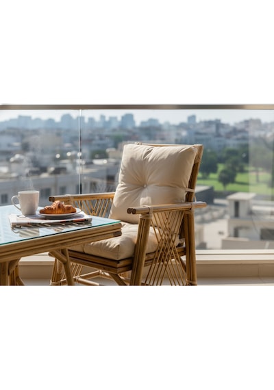 Dekorzade 6 Kişilik Balkon Bahçe Teras Masa Takımı Oturma Grubu Balkon Takımı Balkon Mobilyası Bahçe Mobilyası Kahverengi