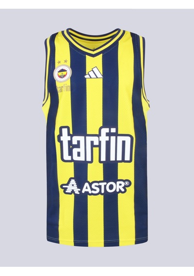 Adidas Basket Erkek Çubuklu Forma 26/27 Lacıvert-sarı