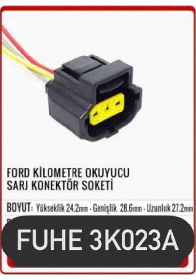 Fhe 3k023a Ford Kilometre Okuyucu Sarj Konjektör Soketi