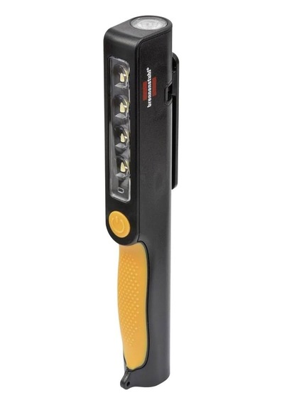 Led Lamba/kullanışlı Led Pil Clipleuchte Çalışma Lambası Akkubetrieben, Dahil Dönebilen Clip Mıknatıslı Renk: Siyah/sarı, 1 Adet, 1175890