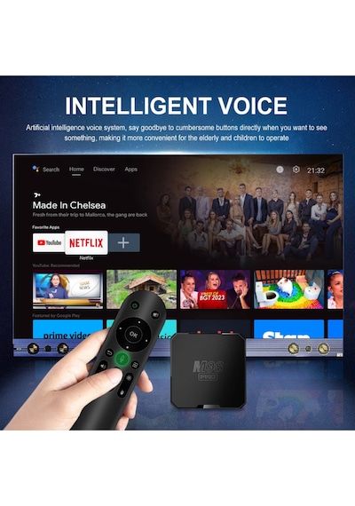 Lobo Ultra Hd Android Tv Box 4k Android Tv Tv Box Tv Stick Akıllı Tv Medya Oynatıcı M98 Pro