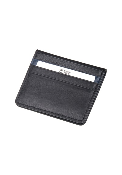 Ancora Leather Hakiki Deri Para Bölmeli Çıtçıtlı Portföy-unisex-26210 Siyah - Parlement
