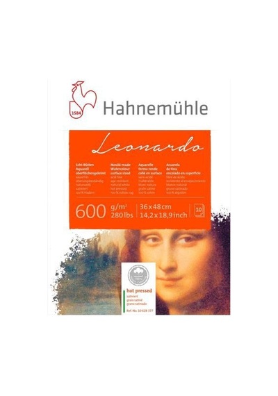 Hahnemühle Leonardo Sulu Boya Blok Hot Pressed 600G 10 Yp 36X48
