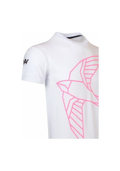 The Wıld Walkıng Erkek Sıfır Yaka T-Shirt-Pembe