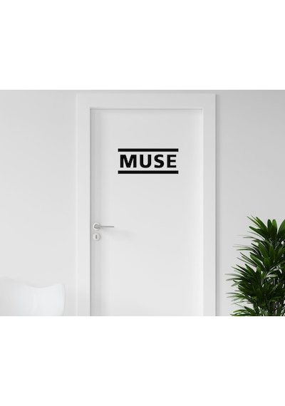 Bk Home Muse Tasarımlı Kapı Sticker-1