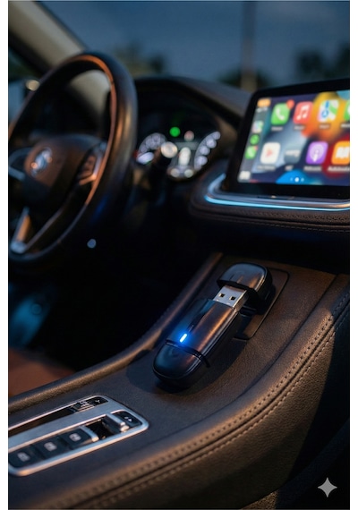Çift Girişli Kablolu Carplay İ Kablosuza Çeviren 2si1 Arada Wireless Carplay Box Diğer