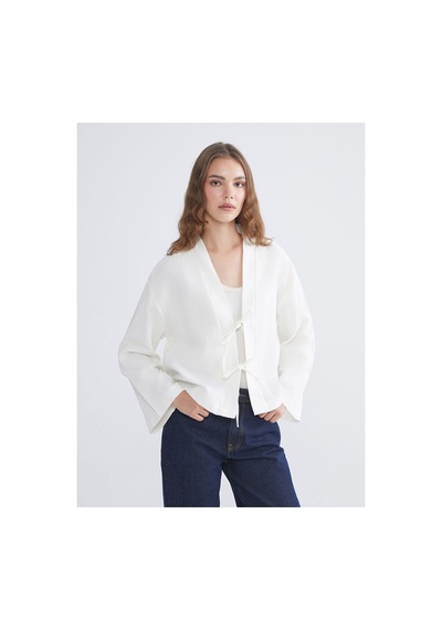LC Waikiki Alıta Cıty Farkıyla Lcw Modest Ekru Müslin Düz Kadın Kimono Ekru - 931518348 Ekru LC Waikiki Alıta Cıty Farkıyla Lcw Modest Ekru Müslin Düz Kadın Kimono Ekru - 931518348 Ekru