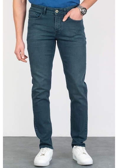 Erkek Haki Cep Lycralı Slim Fit Kot Pantolon Hltvalgreen (492261641)