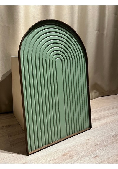 Cıgılwood Mınt Green Belt Ahşap Bohem Tablo
