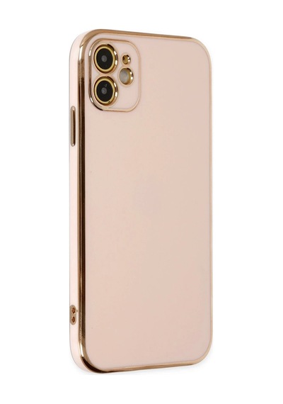 Newface - 971 - İphone 12 Kılıf Volet Silikon - Matxzngz - - Pembe